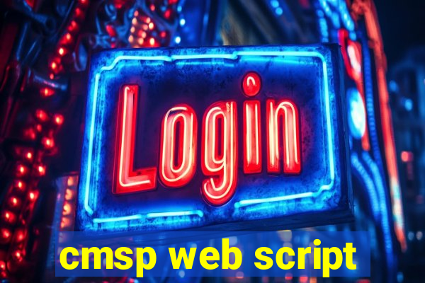 cmsp web script