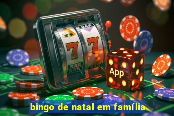 bingo de natal em família