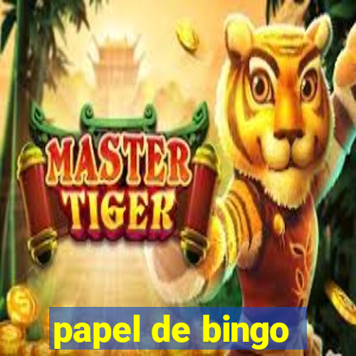 papel de bingo