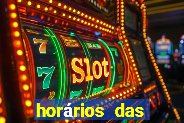 horários das plataformas de jogos