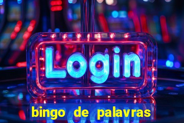 bingo de palavras de natal